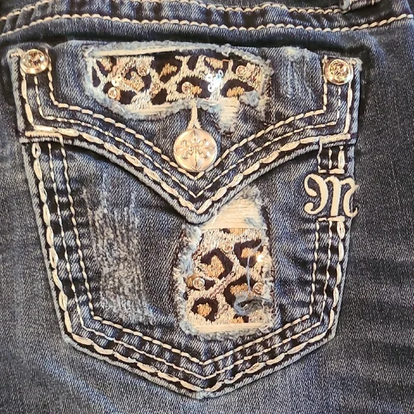 Miss Me Dark Blue Boot Cut Jeans - Picture 10 of 14